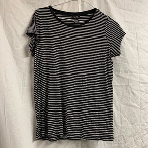 Black and White Striped T-shirt